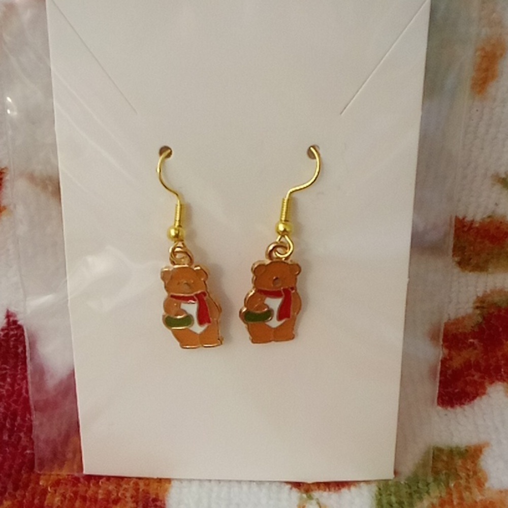Bear Earrings 🐻